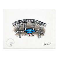 Cleveland Guardians 8.5" x 11" Progressive Field Sketch Art Print