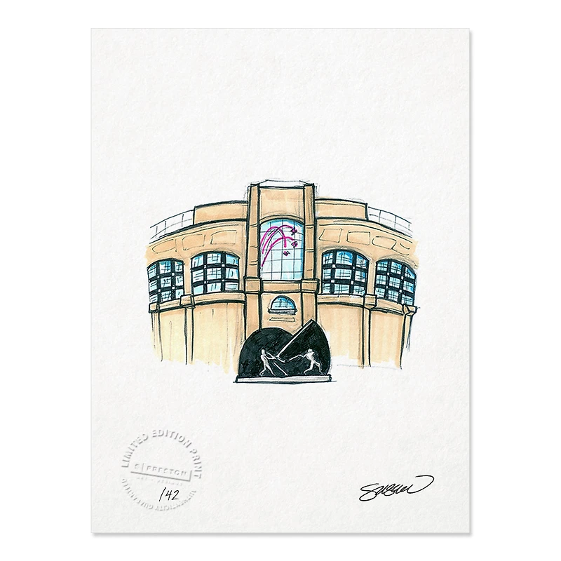 Chicago White Sox 8.5" x 11" Guaranteed Rate Field Sketch Art Print