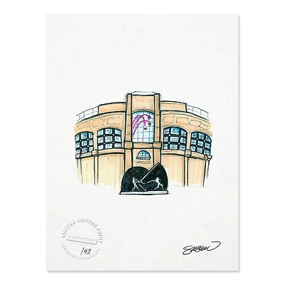 Chicago White Sox 8.5" x 11" Guaranteed Rate Field Sketch Art Print