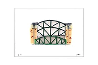 New York Mets 8.5" x 11" Citi Field Sketch Art Print
