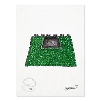 San Diego Padres 8.5" x 11" Petco Park Sketch Art Print