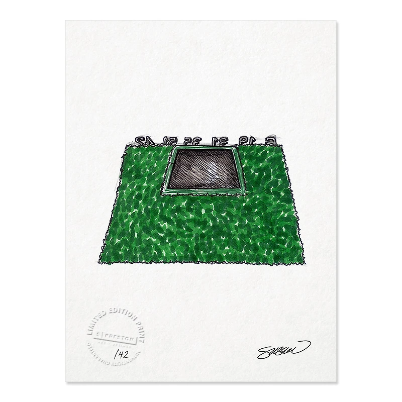 San Diego Padres 8.5" x 11" Petco Park Sketch Art Print