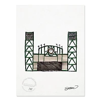 San Francisco Giants 8.5" x 11" Oracle Park Sketch Art Print