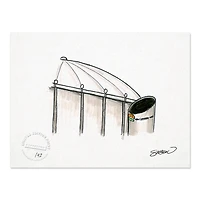 Tampa Bay Rays 8.5" x 11" Tropicana Field Sketch Art Print