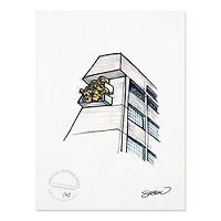 Toronto Blue Jays 8.5" x 11" Rogers Centre Sketch Art Print