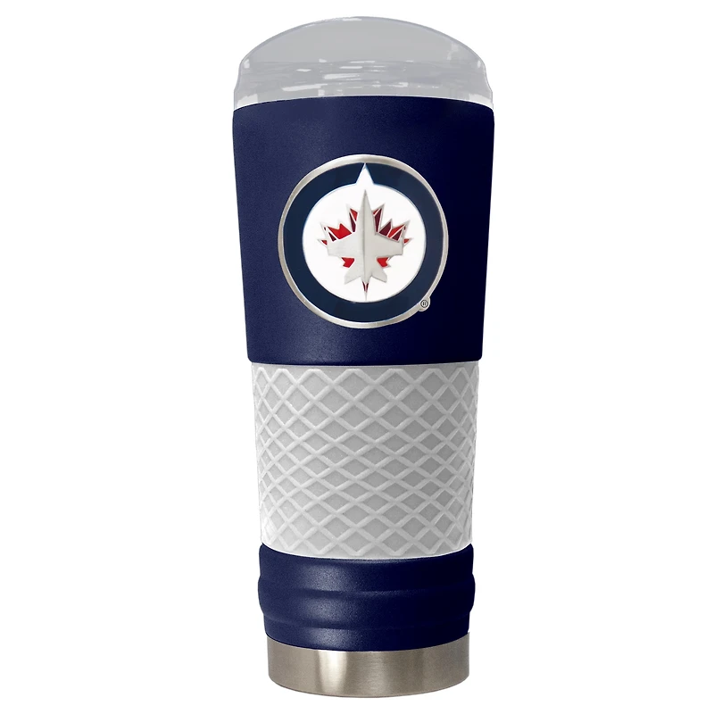 Blue Winnipeg Jets 24oz. Powder Coated Draft Travel Mug