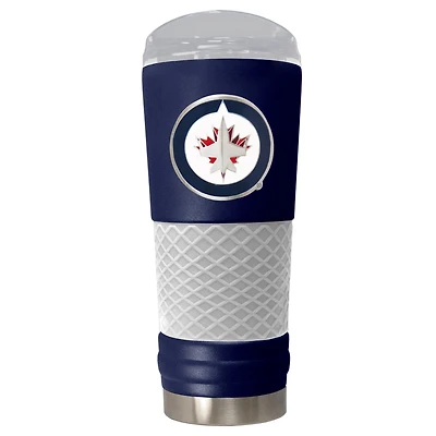 Blue Winnipeg Jets 24oz. Powder Coated Draft Travel Mug