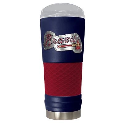 Blue Atlanta Braves 24oz. Powder Coated Draft Travel Mug