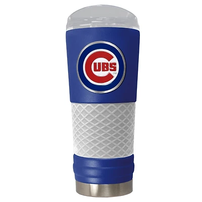 Blue Chicago Cubs 24oz. Powder Coated Draft Travel Mug