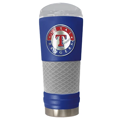 Blue Texas Rangers 24oz. Powder Coated Draft Travel Mug