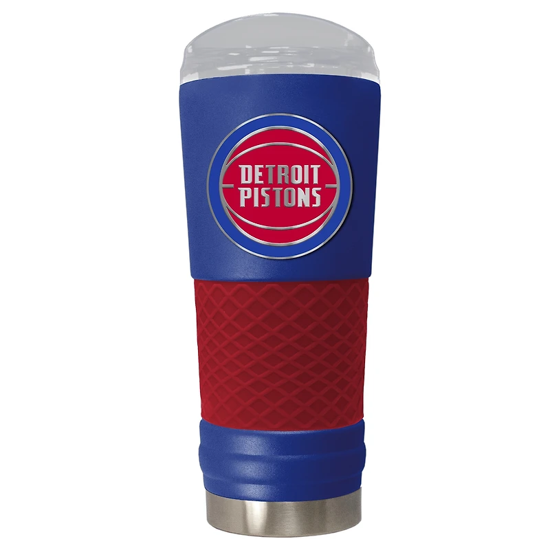 Blue Detroit Pistons 24oz. Powder Coated Draft Travel Mug