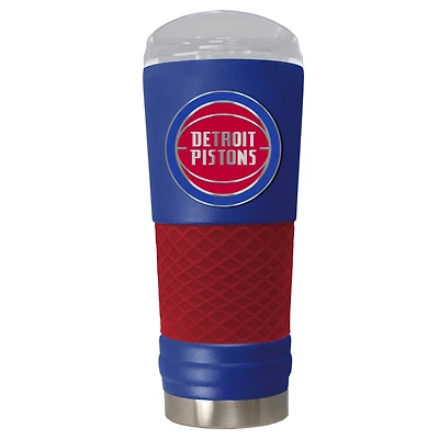 Blue Detroit Pistons 24oz. Powder Coated Draft Travel Mug