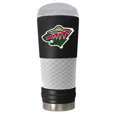 Black Minnesota Wild 24oz. Powder Coated Draft Travel Mug