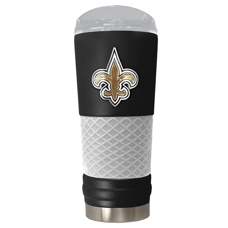 Black New Orleans Saints 24oz. Powder Coated Draft Travel Mug