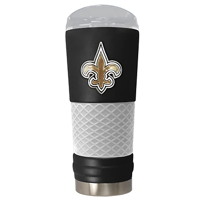 Black New Orleans Saints 24oz. Powder Coated Draft Travel Mug