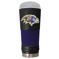Black Baltimore Ravens 24oz. Powder Coated Draft Travel Mug