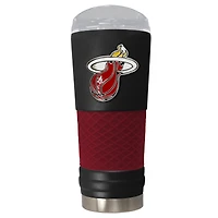 Black Miami Heat 24oz. Powder Coated Draft Travel Mug