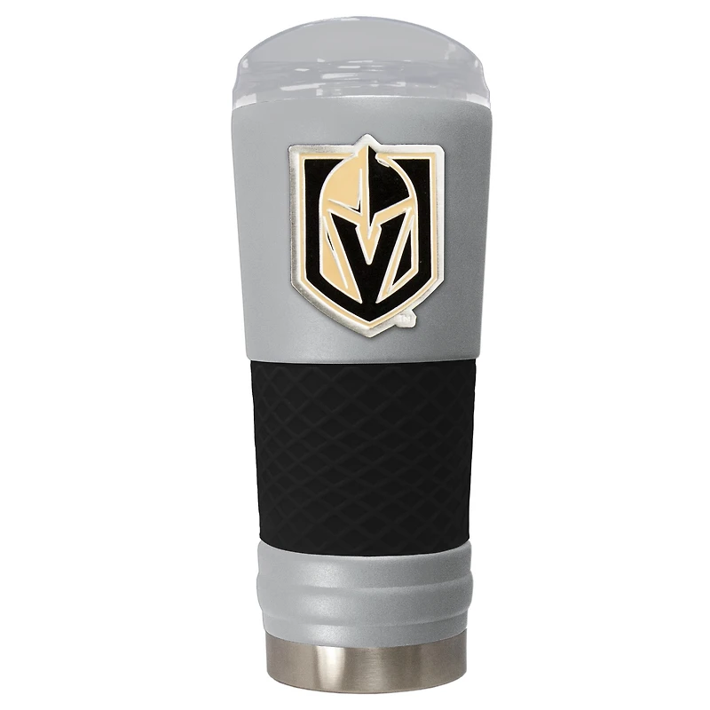Gray Vegas Golden Knights 24oz. Powder Coated Draft Travel Mug
