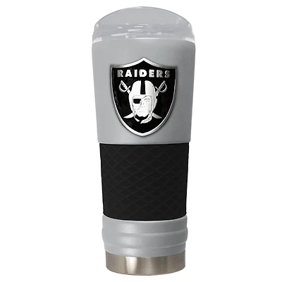 Gray Las Vegas Raiders 24oz. Powder Coated Draft Travel Mug