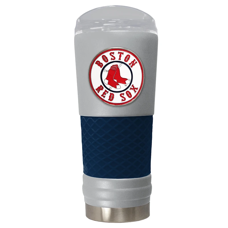 Gray Boston Red Sox 24oz. Powder Coated Draft Travel Mug