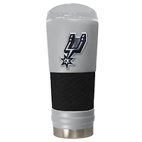 Gray San Antonio Spurs 24oz. Powder Coated Draft Travel Mug
