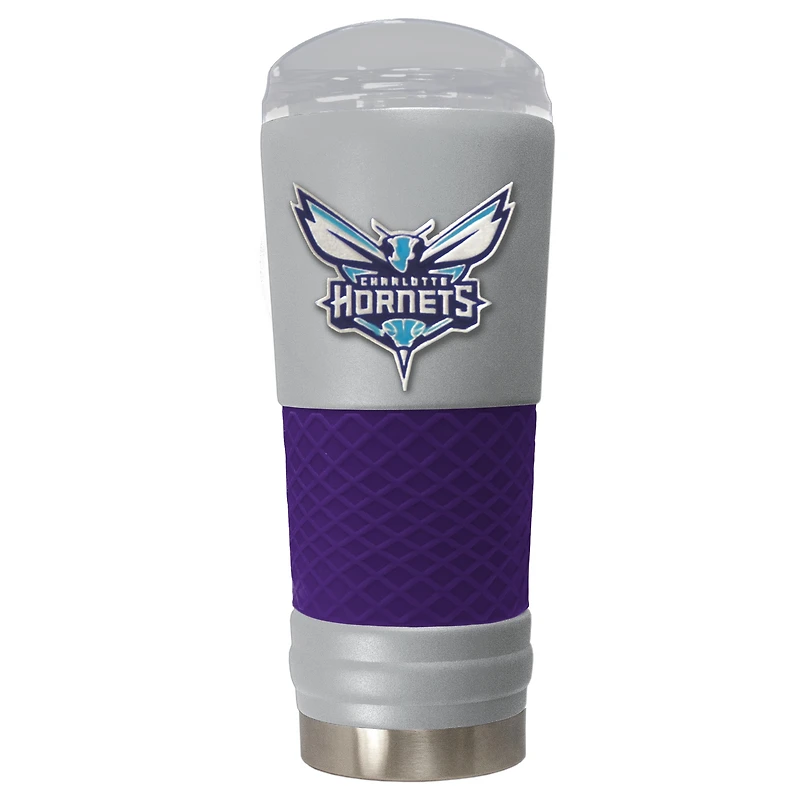 Yellow Charlotte Hornets 24oz. Powder Coated Draft Travel Mug