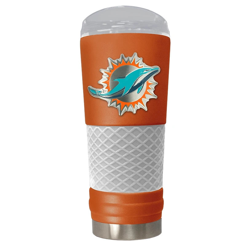 Miami Dolphins 24oz. Powder Coated Draft Travel Mug