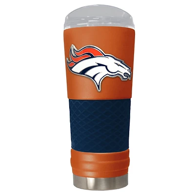 Orange Denver Broncos 24oz. Powder Coated Draft Travel Mug