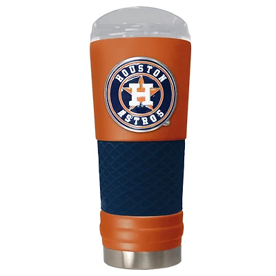 Orange Houston Astros 24oz. Powder Coated Draft Travel Mug