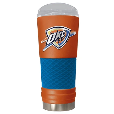 Orange Oklahoma City Thunder 24oz. Powder Coated Draft Travel Mug