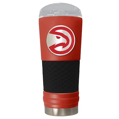 Red Atlanta Hawks 24oz. Powder Coated Draft Travel Mug