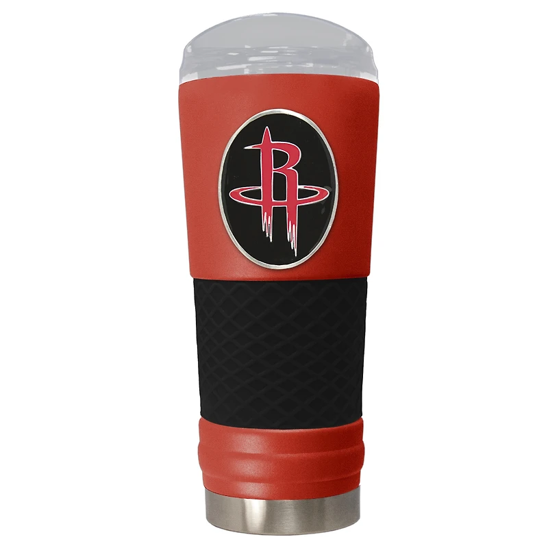 Red Houston Rockets 24oz. Powder Coated Draft Travel Mug
