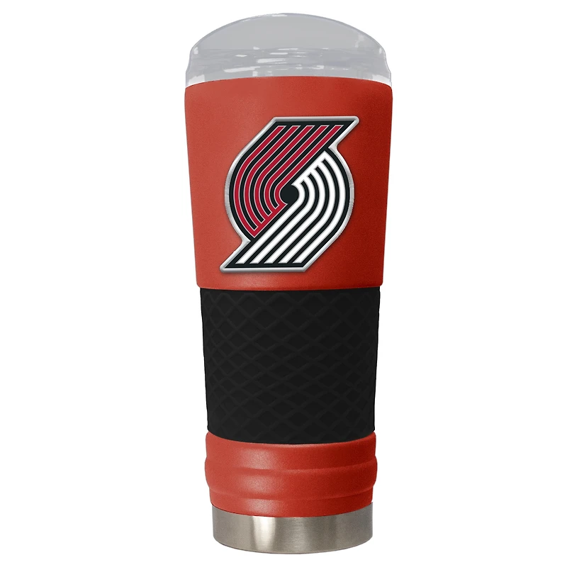 Red Portland Trail Blazers 24oz. Powder Coated Draft Travel Mug