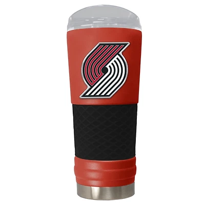 Red Portland Trail Blazers 24oz. Powder Coated Draft Travel Mug