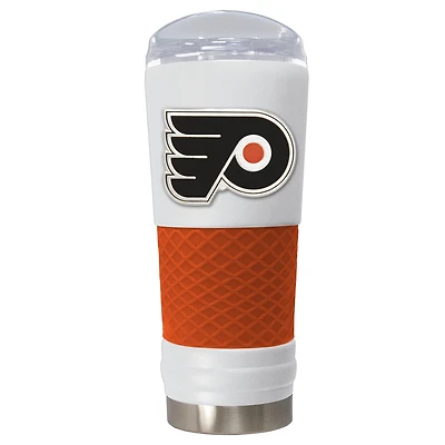 White Philadelphia Flyers 24oz. Powder Coated Draft Travel Mug