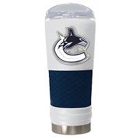 White Vancouver Canucks 24oz. Powder Coated Draft Travel Mug