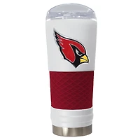White Arizona Cardinals 24oz. Powder Coated Draft Travel Mug