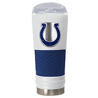 White Indianapolis Colts 24oz. Powder Coated Draft Travel Mug