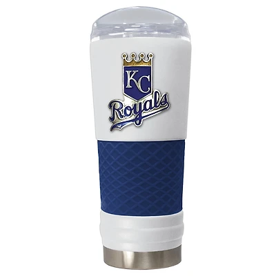 White Kansas City Royals 24oz. Powder Coated Draft Travel Mug