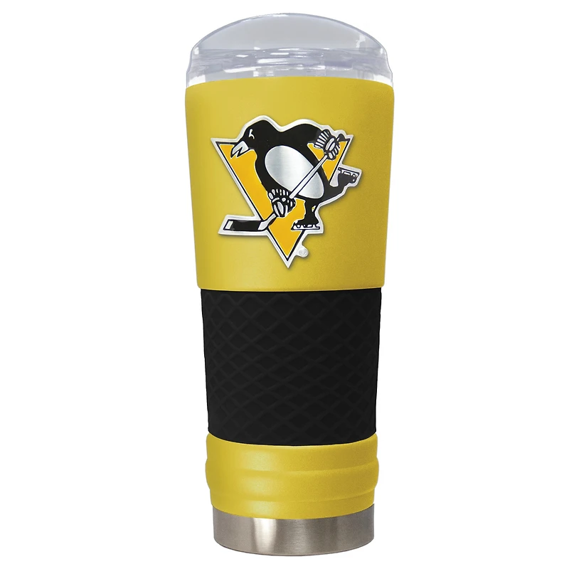 Yellow Pittsburgh Penguins 24oz. Powder Coated Draft Travel Mug