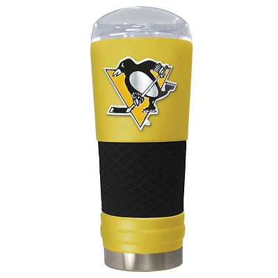 Yellow Pittsburgh Penguins 24oz. Powder Coated Draft Travel Mug