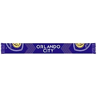 Purple Orlando City SC Split Crest Scarf