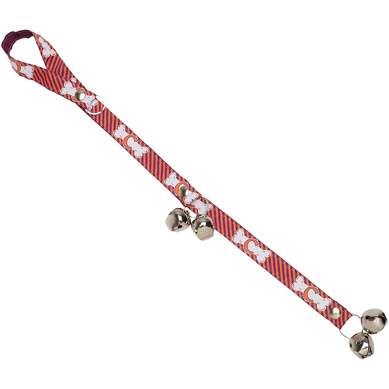 Orange Clemson Tigers Pet Training Bells