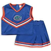 Girls Youth Little King  Royal Florida Gators Two-Piece Cheer Set