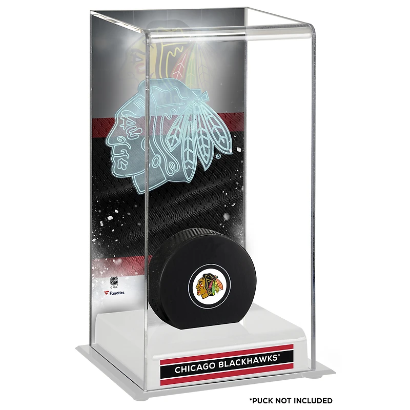 Chicago Blackhawks Deluxe Tall Hockey Puck Case