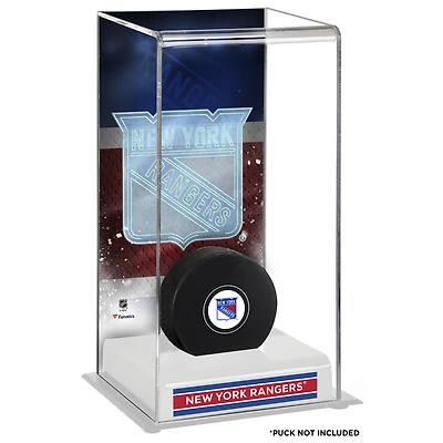 New York Rangers Deluxe Tall Hockey Puck Case