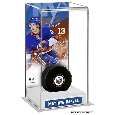 Mathew Barzal New York Islanders Deluxe Tall Hockey Puck Case