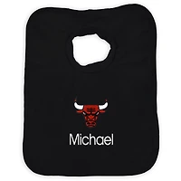 Infant Red Chicago Bulls Personalized Bib