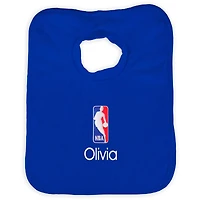 Infant Royal NBA Personalized Bib