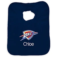 Infant Navy Oklahoma City Thunder Personalized Bib
